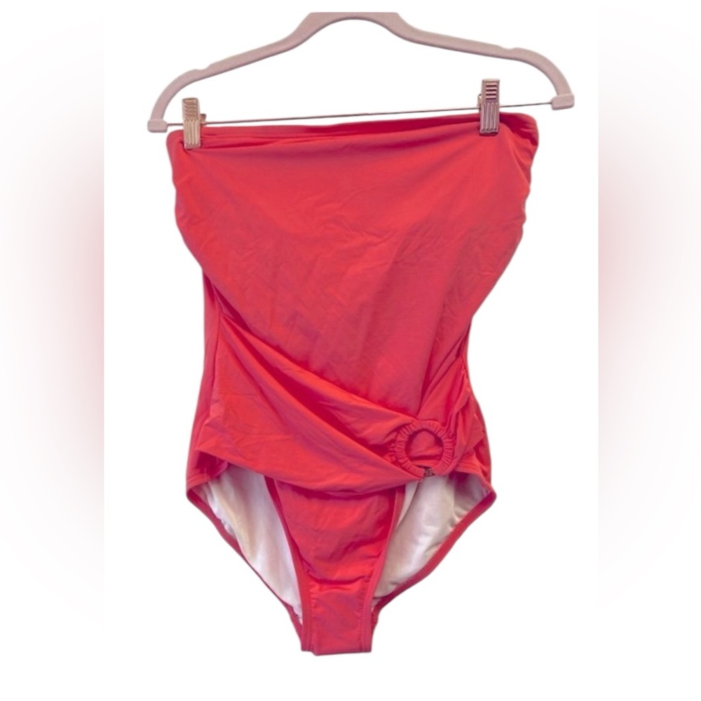 NWT Michael Kors Nectarine One piece Swimsuit Sz 12‎